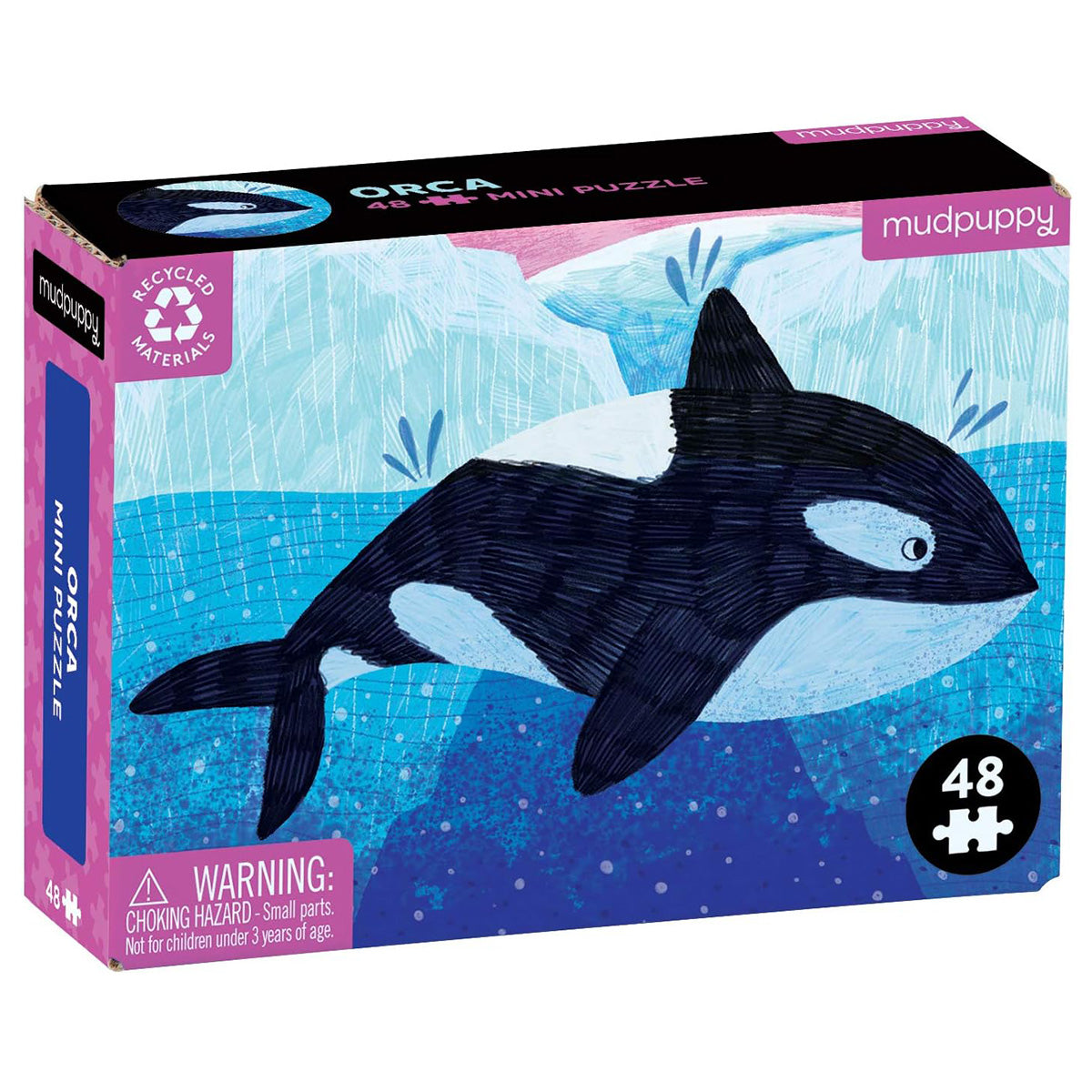 Mudpuppy 48 Piece Mini Puzzle: Orca