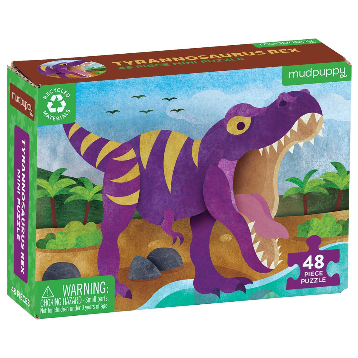 Mudpuppy 48 Piece Mini Puzzle: Tyrannosaurus Rex