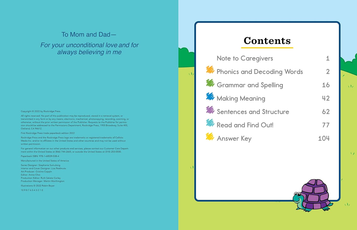My Second Grade Reading Workbook