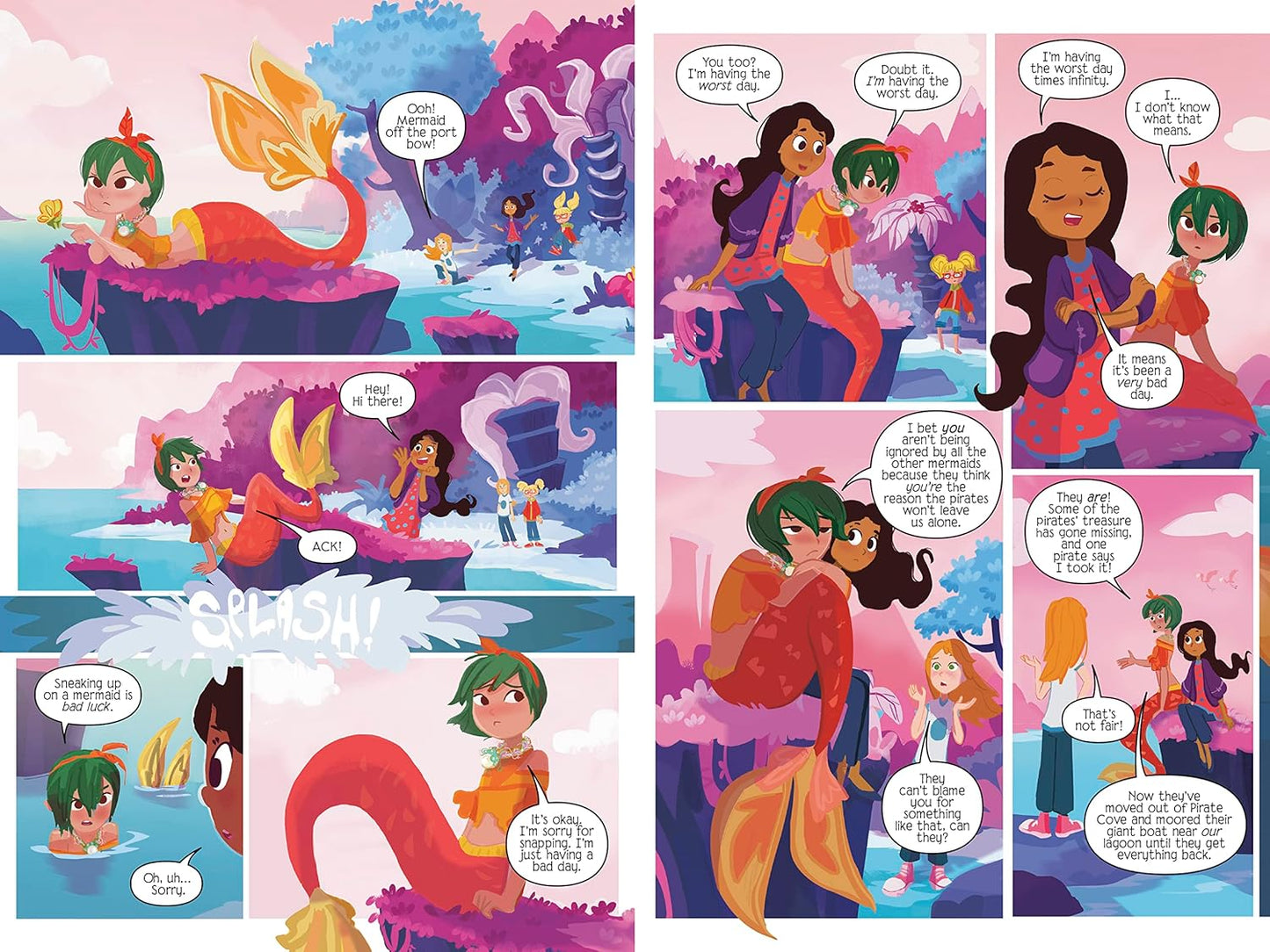Disney the Never Girls: Graphic Novel #1: Mystery at Mermaid Lagoon