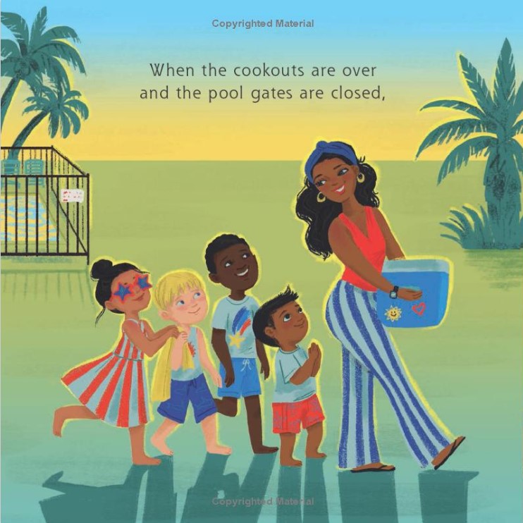 On the Fourth of July: A Sparkly Picture Book about Independence Day