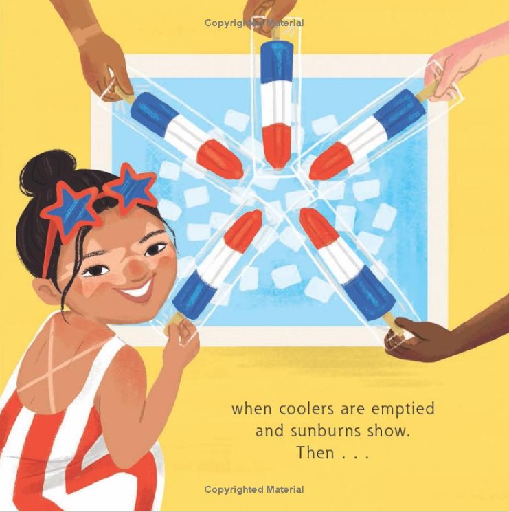 On the Fourth of July: A Sparkly Picture Book about Independence Day