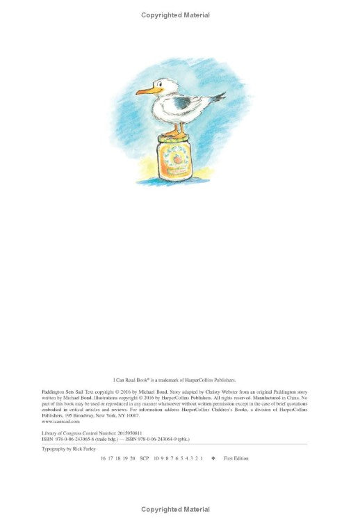 I Can Read Level 1: Paddington Sets Sail