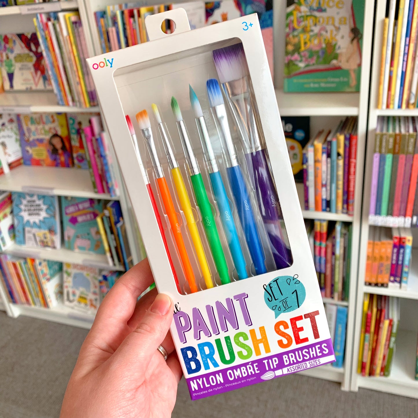 Ooly Lil' Paint Brush Set- Set of 7