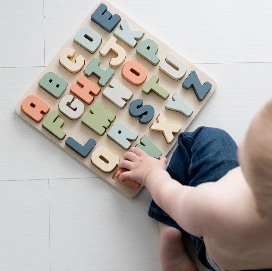 Wooden Alphabet Puzzle by Pearhead