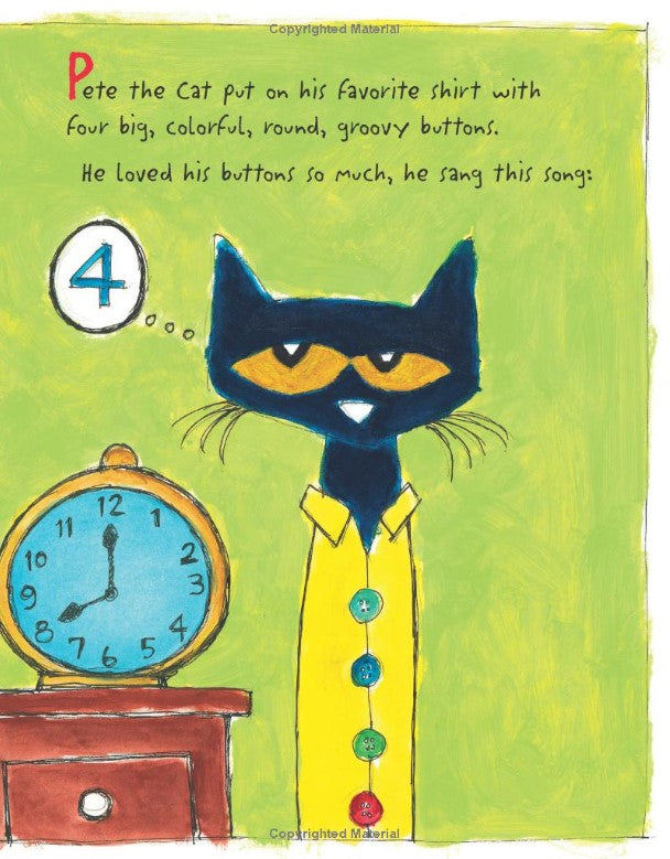 Pete the Cat and His Four Groovy Buttons