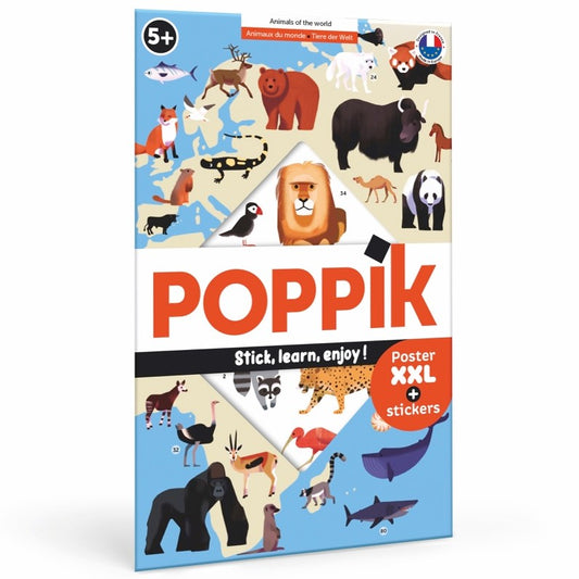 Poppik - Animals of the World Discovery Poster