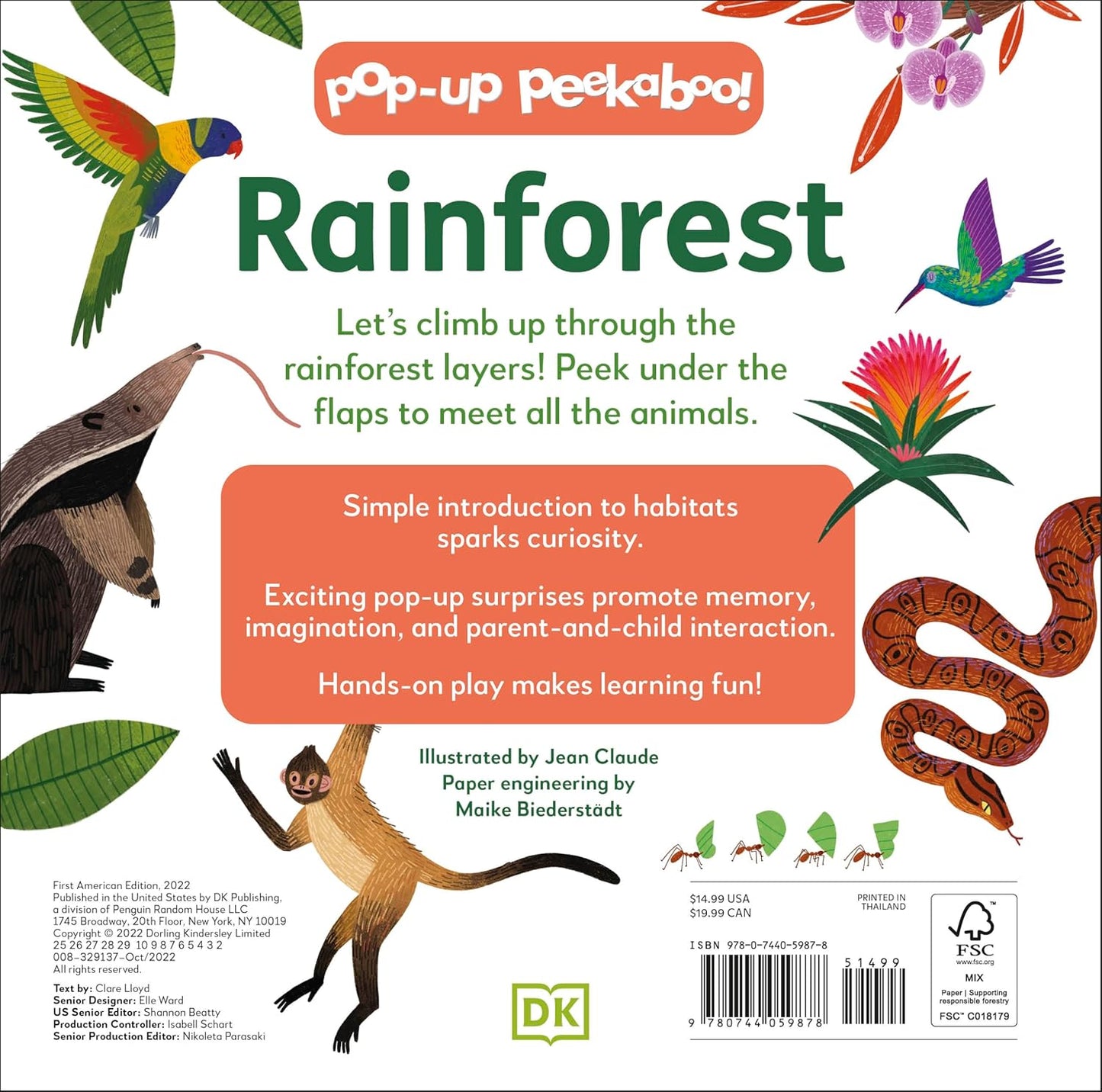 Pop-Up Peekaboo! Rainforest