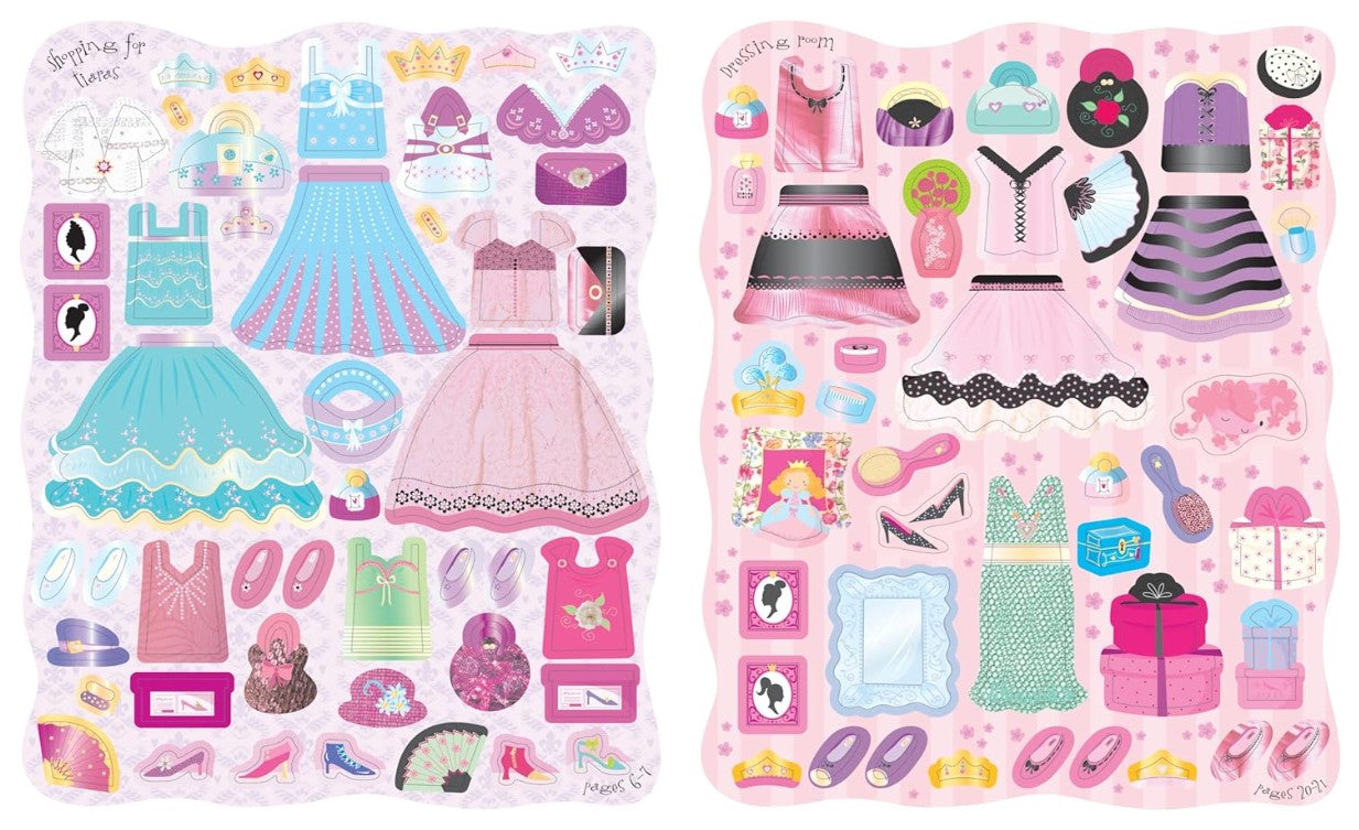 Usborne Sticker Dolly Dressing Princesses