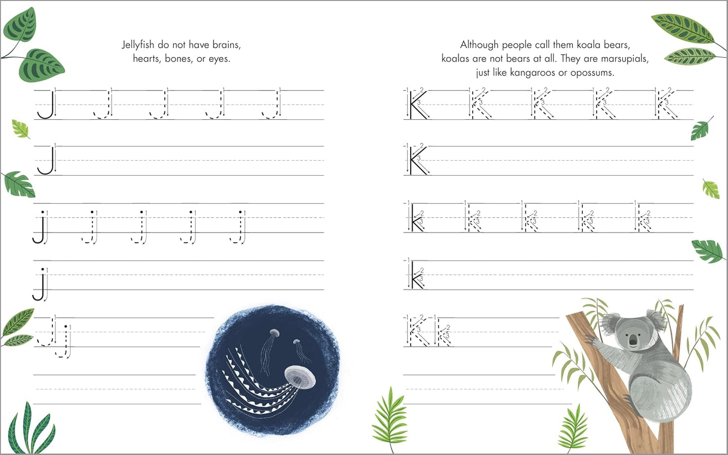 Print Penmanship Workbook for Kids