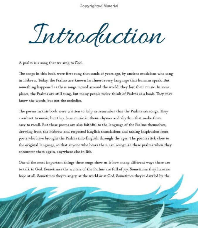 Psalms of Wonder: Poems from the Book of Songs