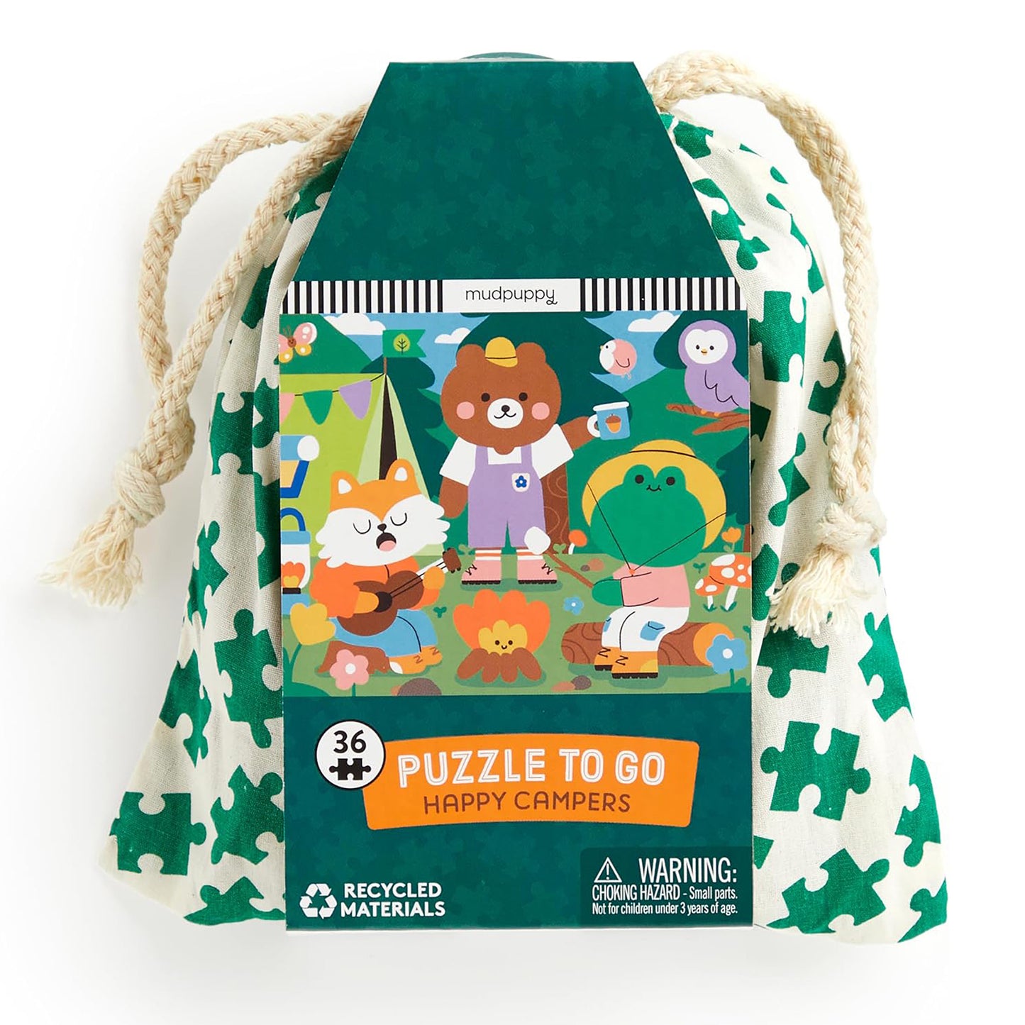 36 Piece Puzzle to Go: Happy Campers