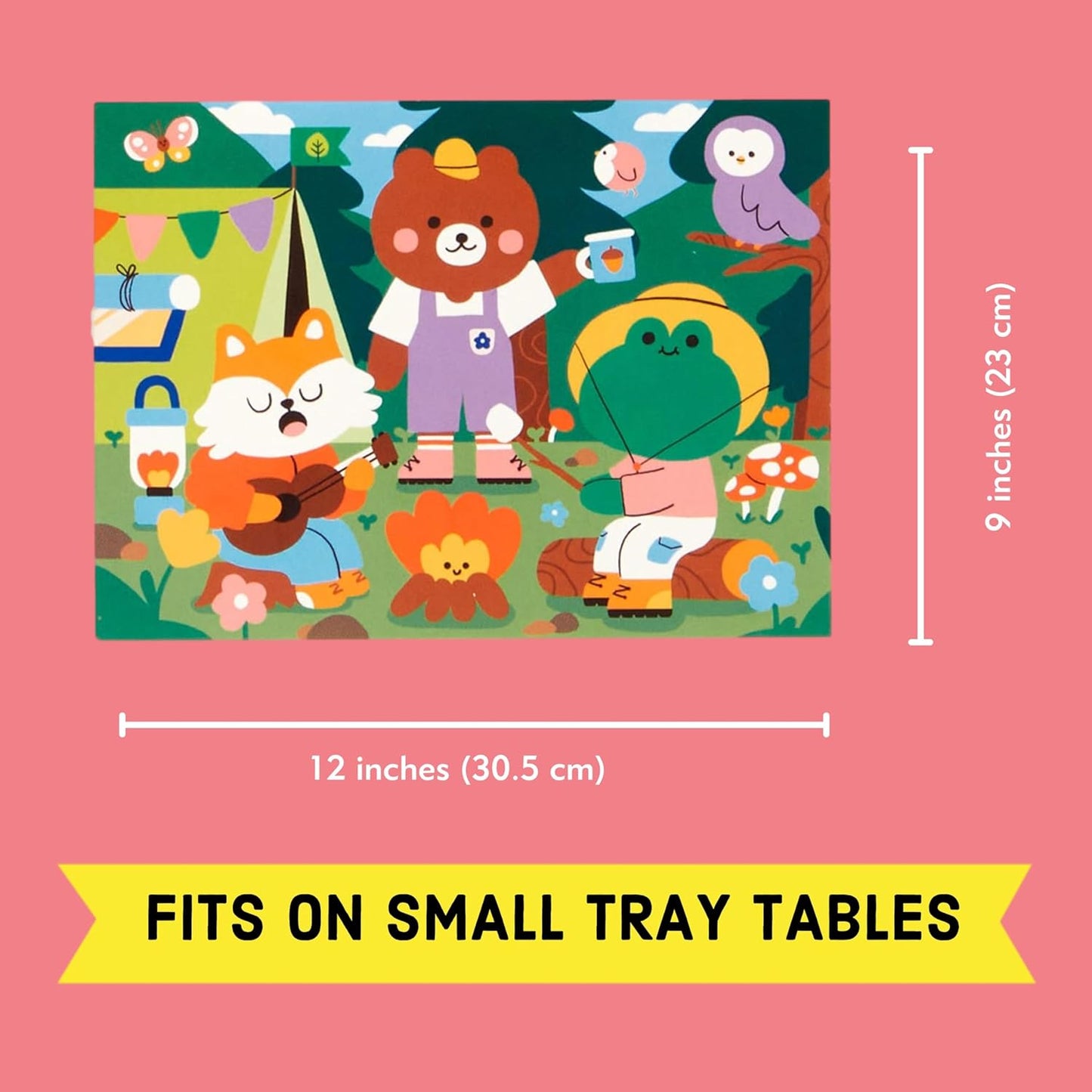 36 Piece Puzzle to Go: Happy Campers