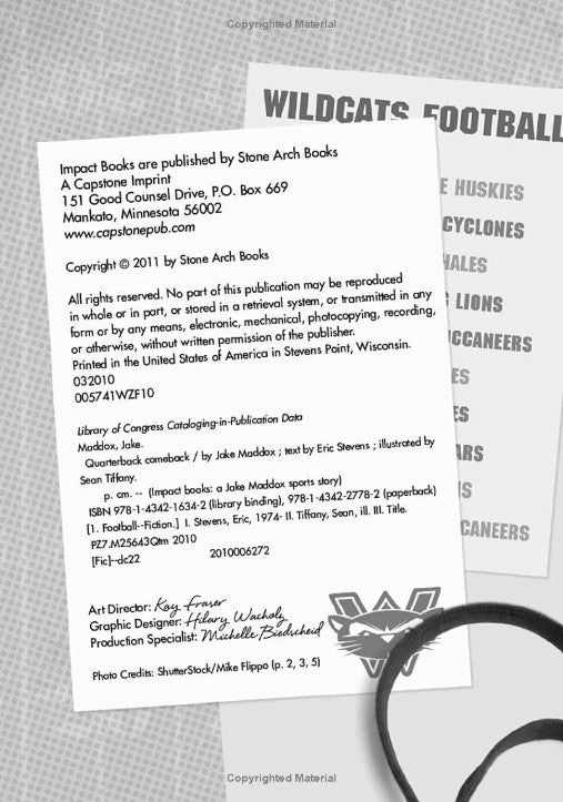 Jake Maddox Sports Stories: Quarterback Comeback