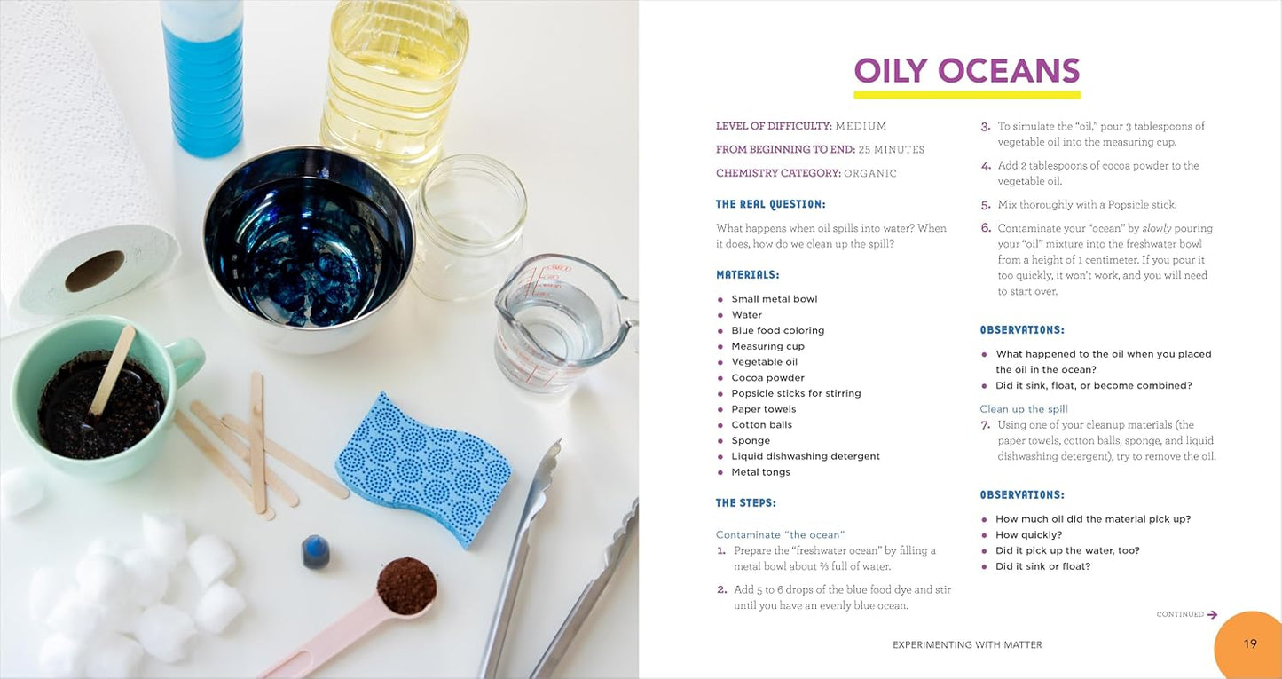 Real Chemistry Experiments: 40 Exciting Steam Activities for Kids
