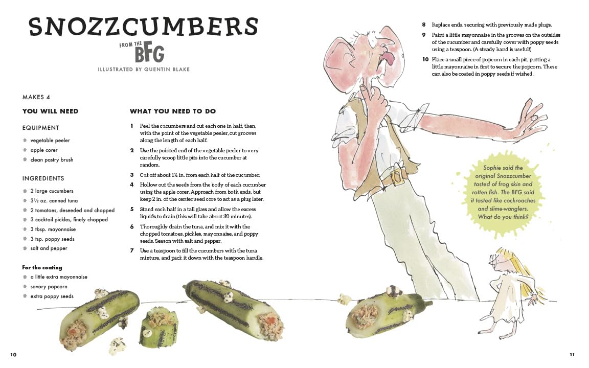 Inspired by the Stories of Roald Dahl: Marvelously Revolting Recipes