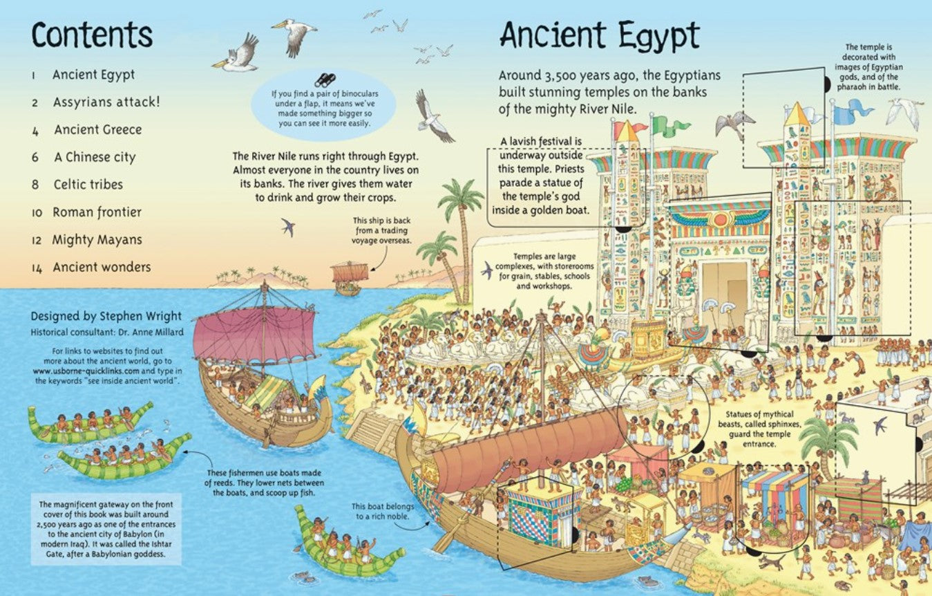 Usborne See Inside the Ancient World