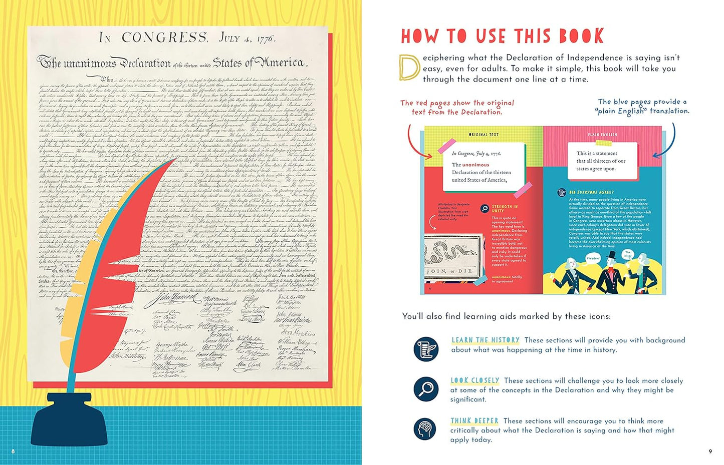 The Side-By-Side Declaration of Independence