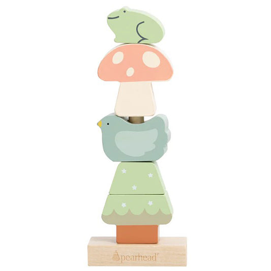 Wooden Forest Stacking Toy by Pearhead