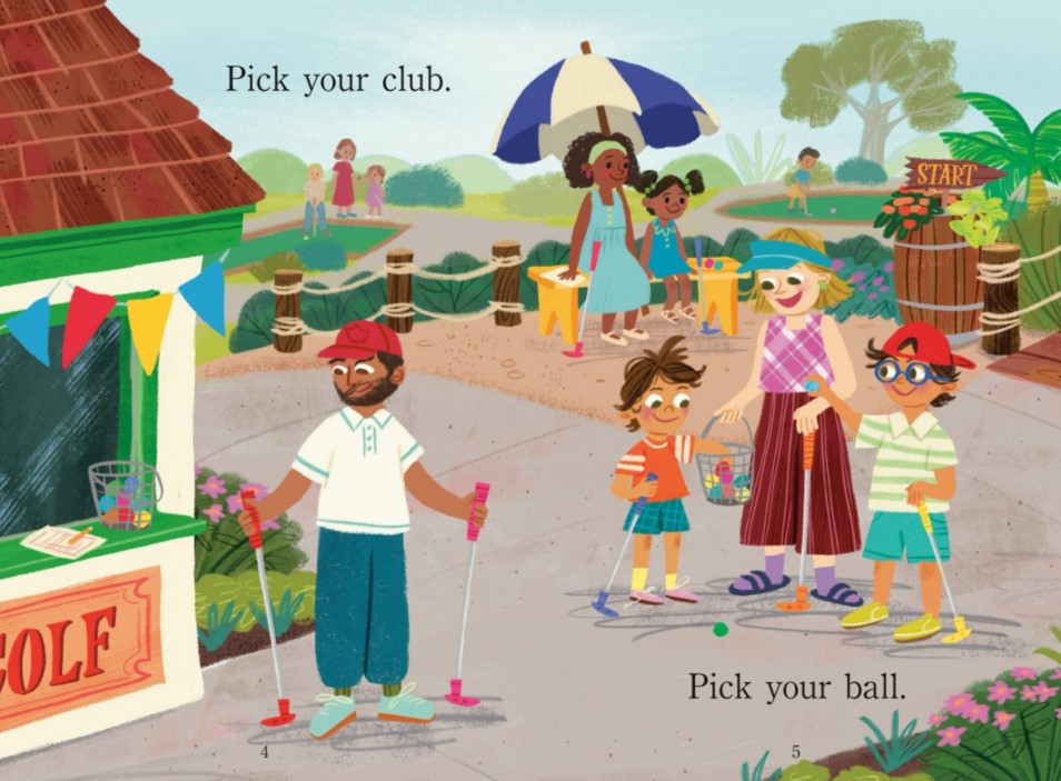 Step Into Reading Level 1: Mini Golf Fun!