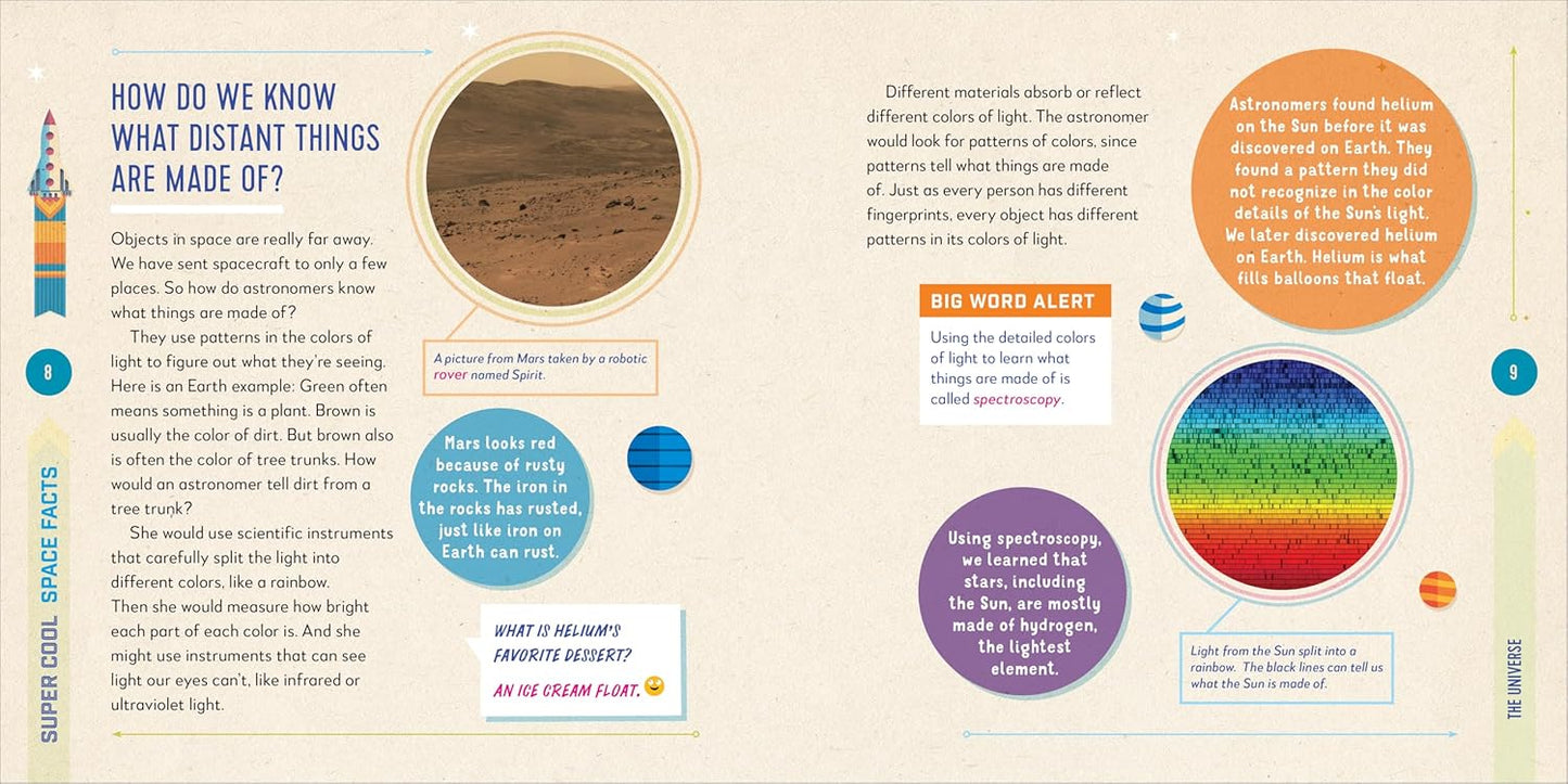 Super Cool Space Facts: A Fun, Fact-Filled Space Book for Kids
