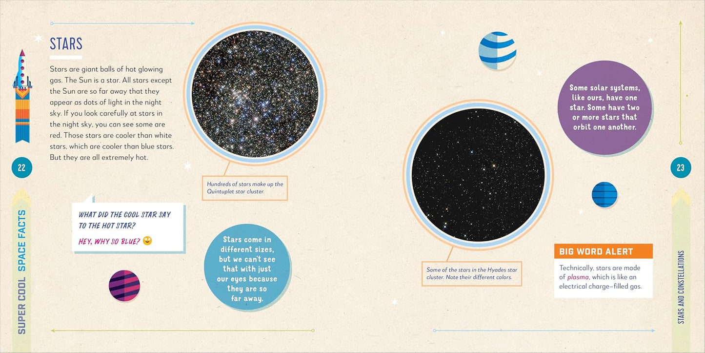 Super Cool Space Facts: A Fun, Fact-Filled Space Book for Kids