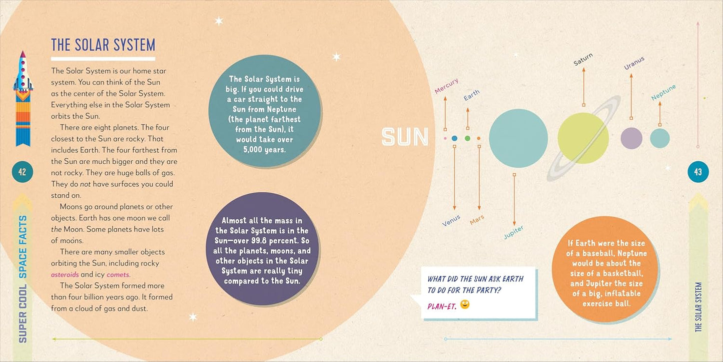 Super Cool Space Facts: A Fun, Fact-Filled Space Book for Kids
