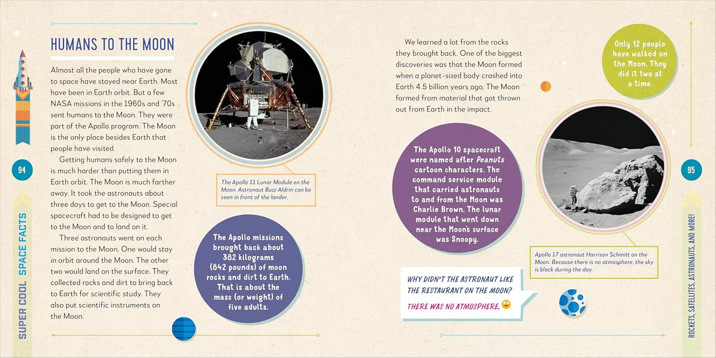 Super Cool Space Facts: A Fun, Fact-Filled Space Book for Kids