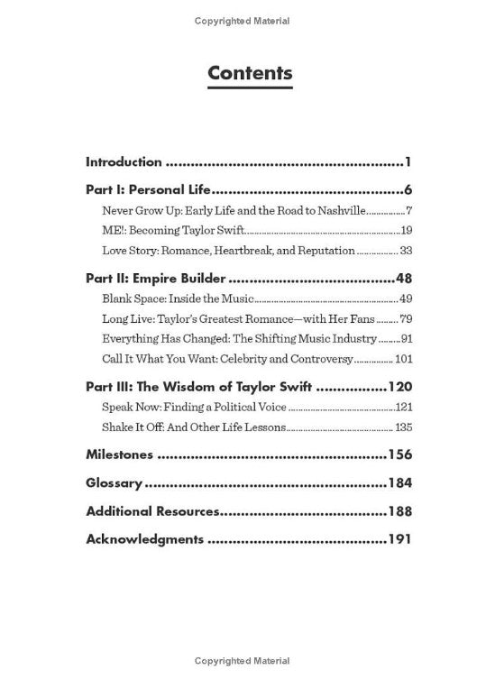 Taylor Swift: In Her Own Words: Young Reader Edition