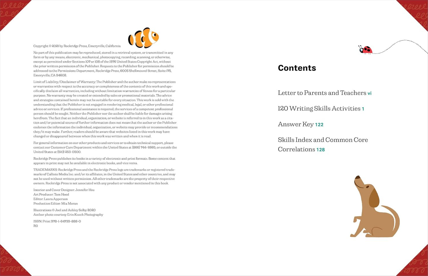 Big Book of Writing Skills Activities, Grade 1