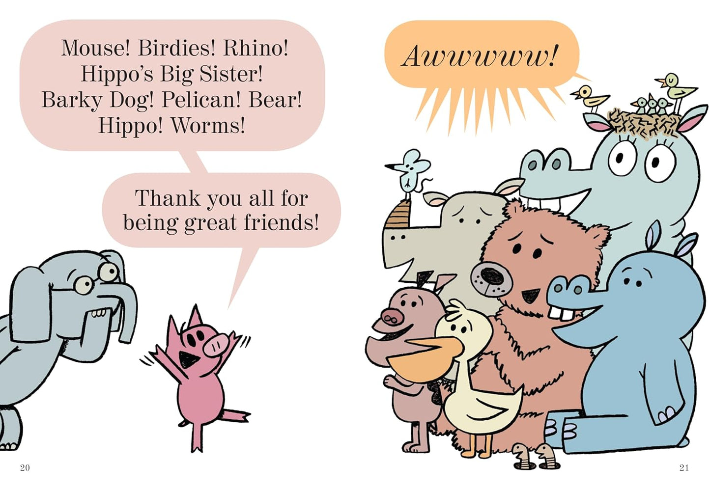 Elephant & Piggie Book: The Thank You Book