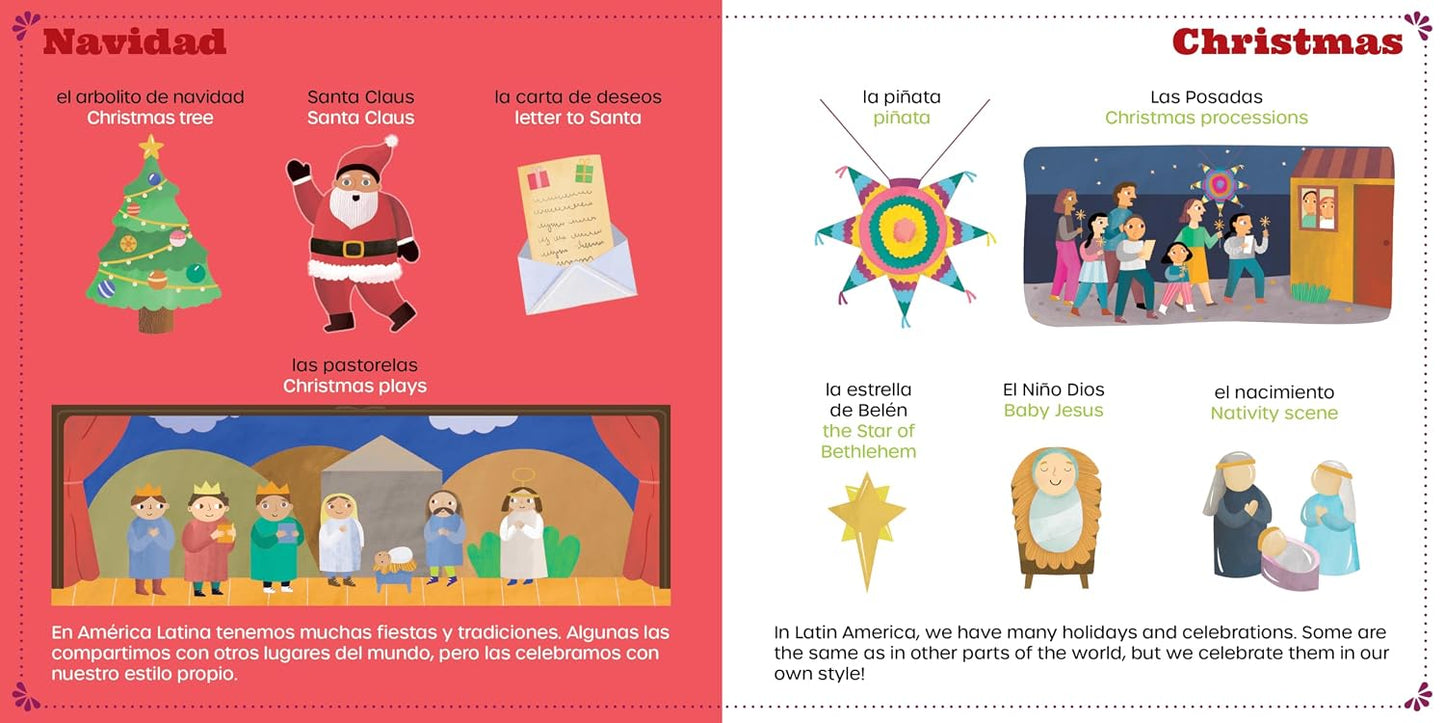 Tons of Palabras: Fiestas: An English & Spanish Book