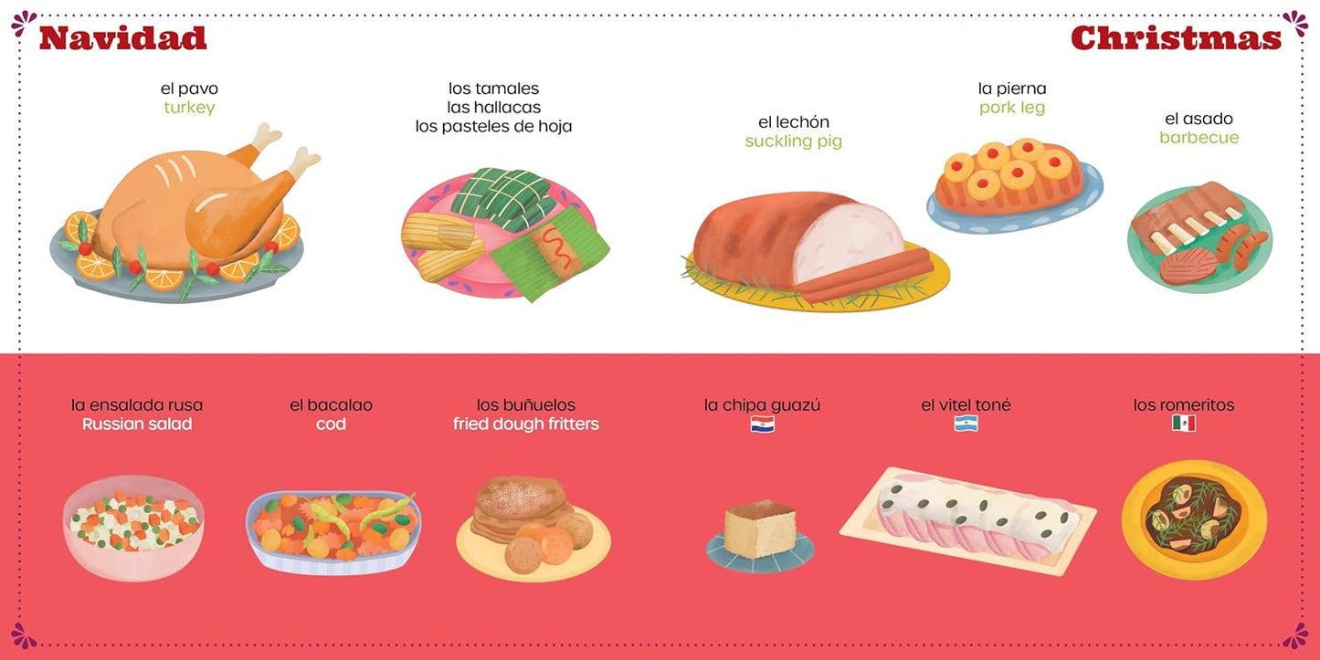 Tons of Palabras: Fiestas: An English & Spanish Book