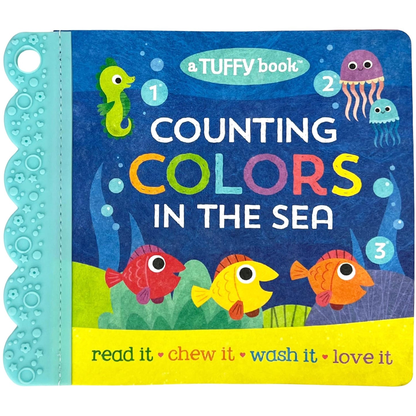 Tuffy Teether Indestructible Book: Counting Colors in the Sea