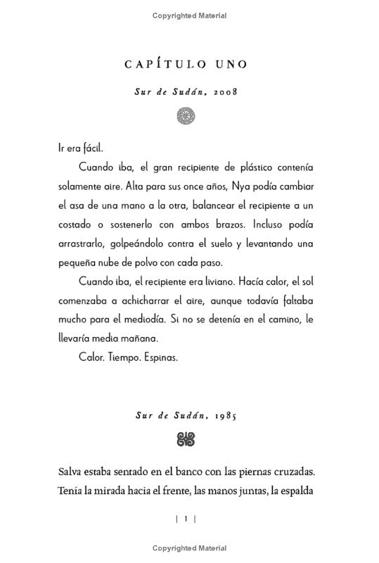 Una Larga Travesía Hasta El Agua: Basada En Una Historia Real