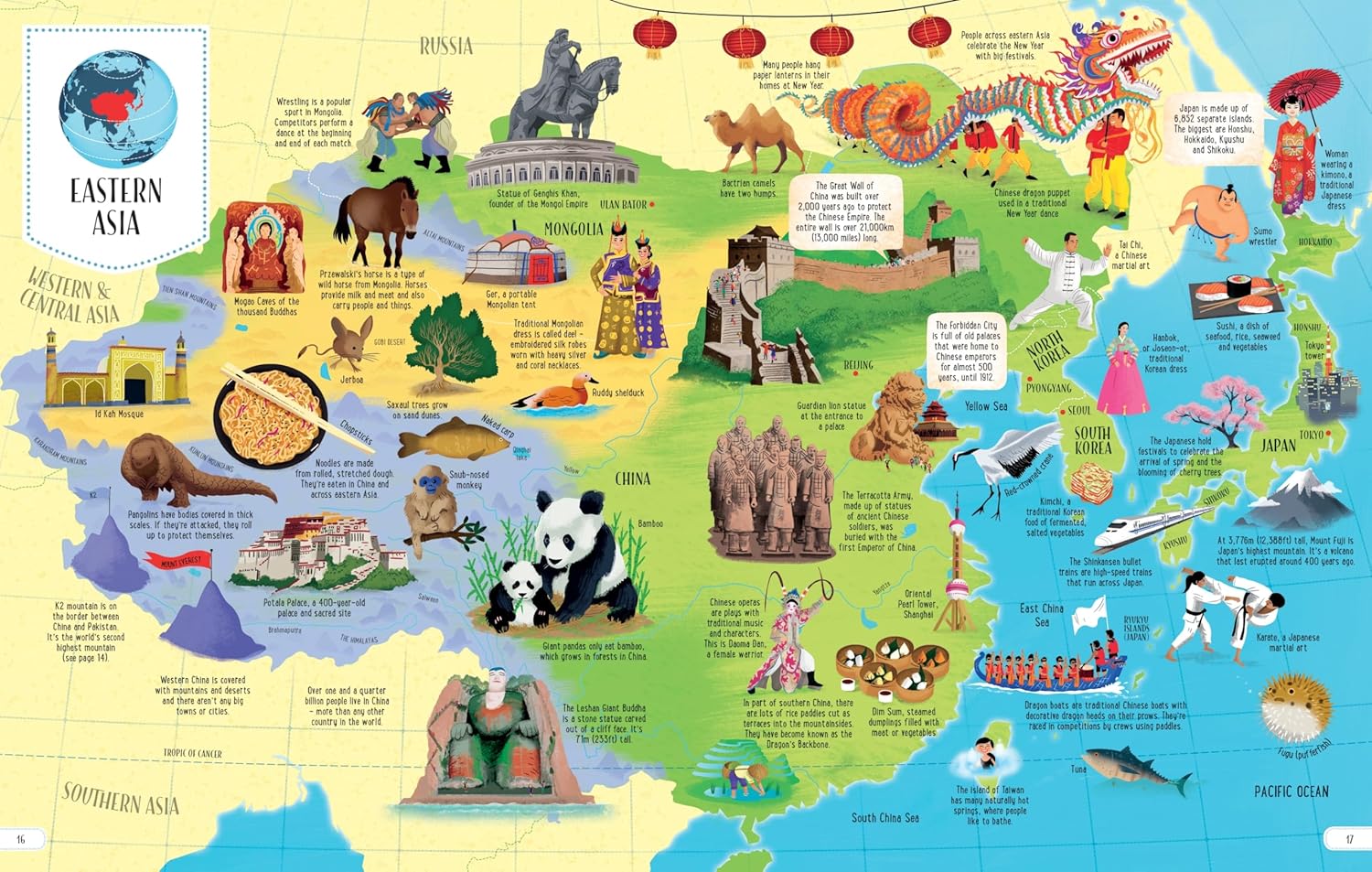 Usborne Big Picture ATLAS 洋書 絵本 Usborne Big Picture Atlas – Rolling Rabbit Books