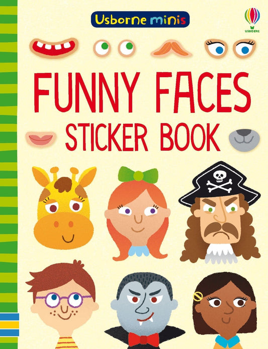 Usborne Minis: Funny Faces Sticker Book
