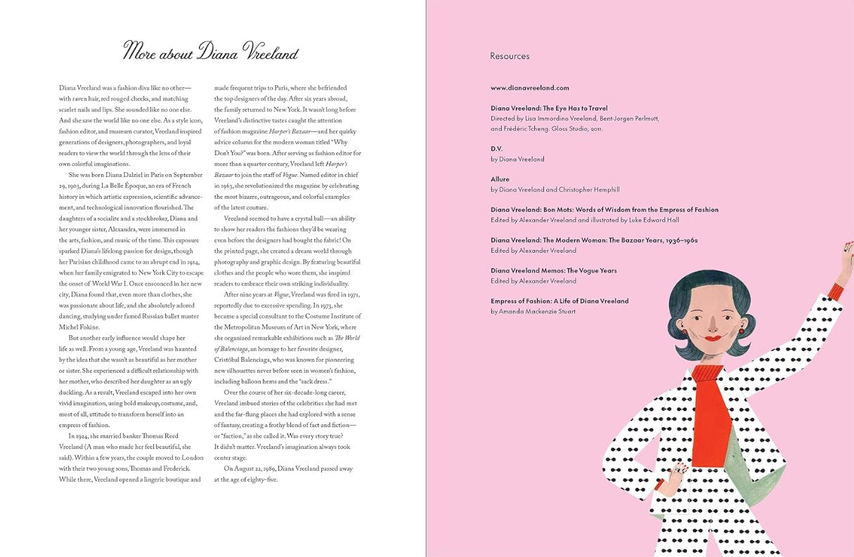 Violet Velvet Mittens with Everything: The Fabulous Life of Diana Vreeland