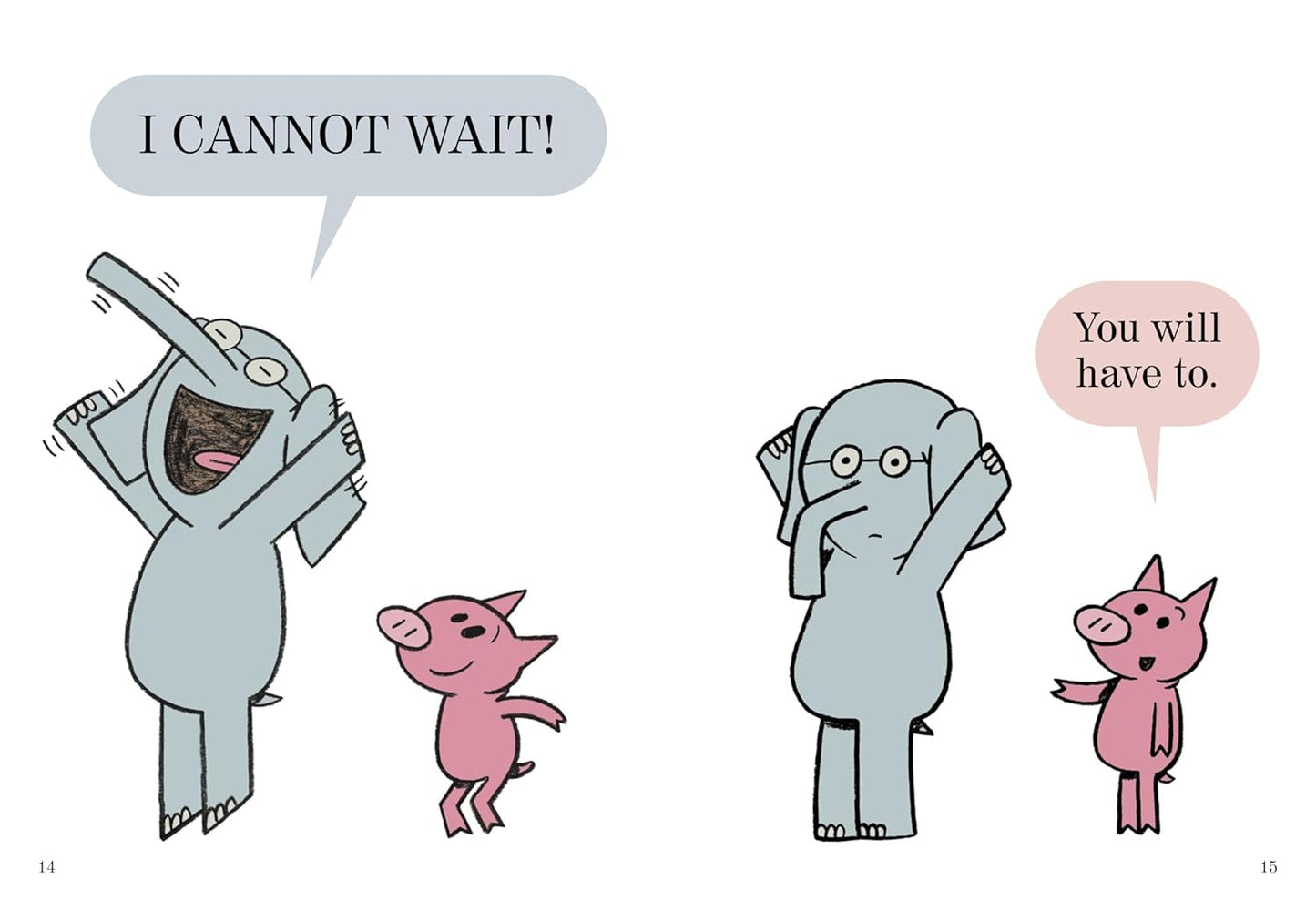 Elephant & Piggie Book: Waiting is Not Easy!