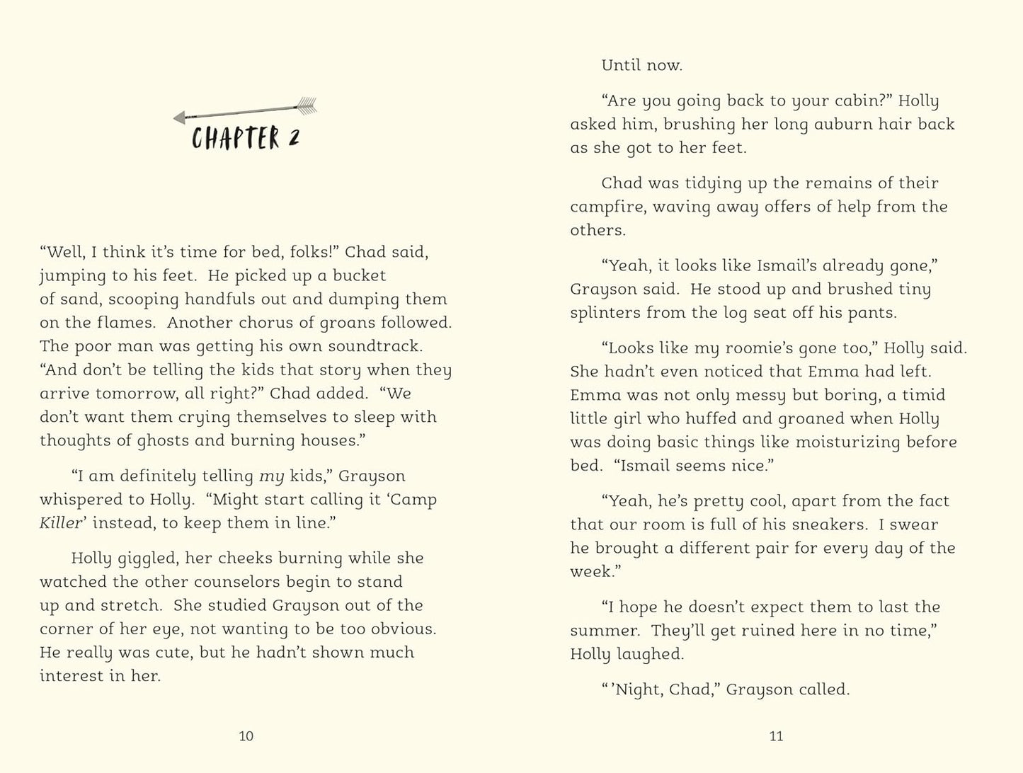 High Readability: Welcome to Camp Killer