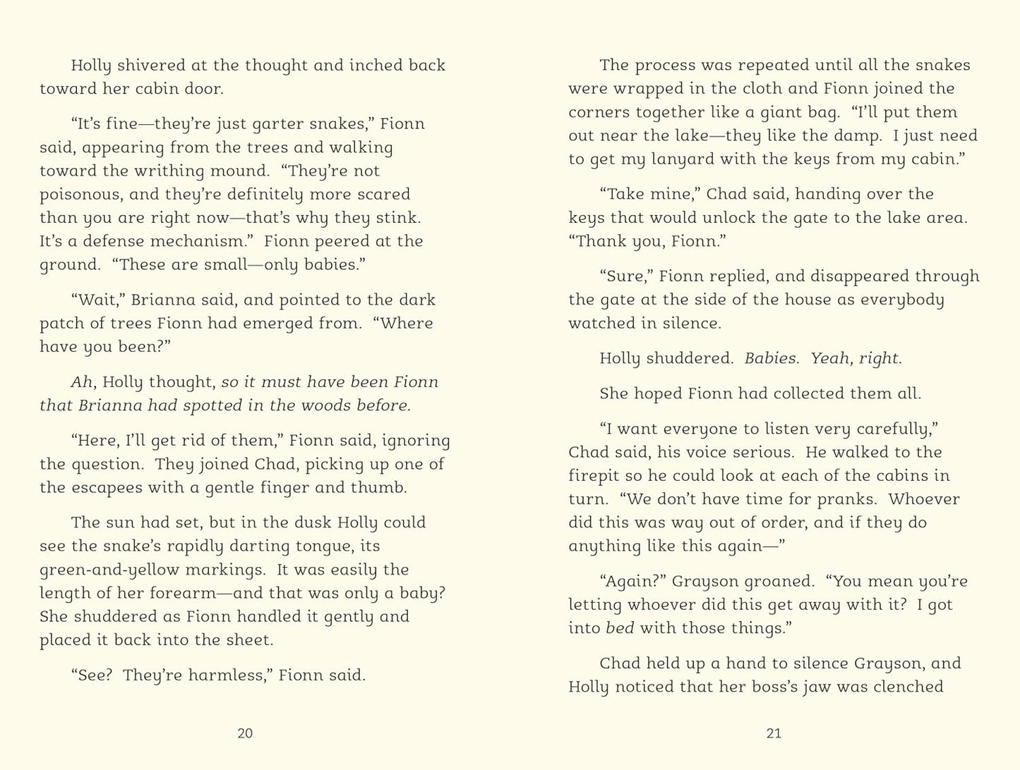 High Readability: Welcome to Camp Killer