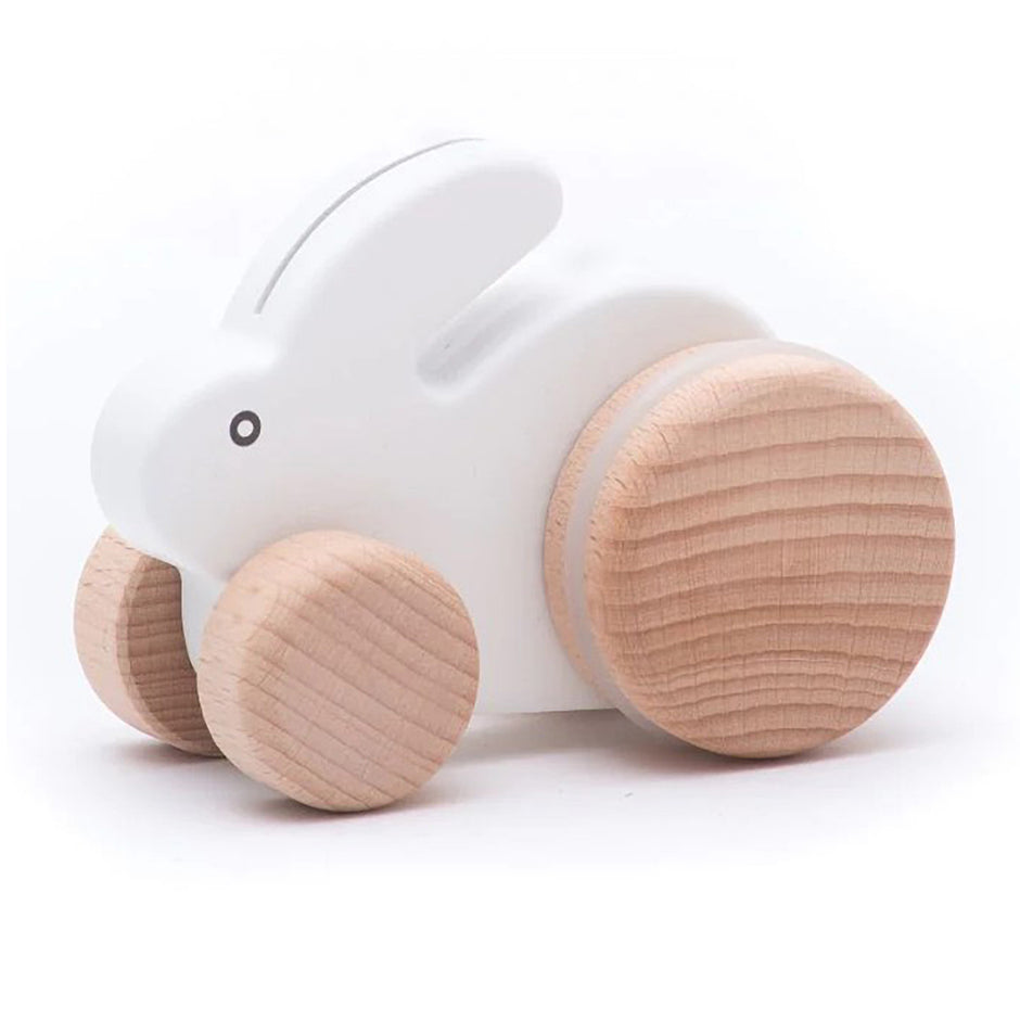 Board White Rabbit Toy Wooden Toys – Rolling Rabbit Books