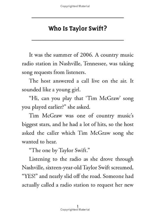 Who is Taylor Swift?