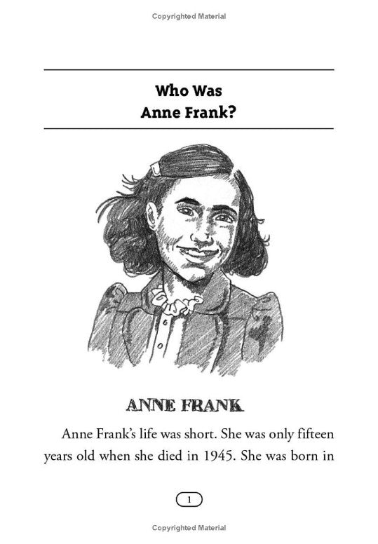 Who Was Anne Frank?