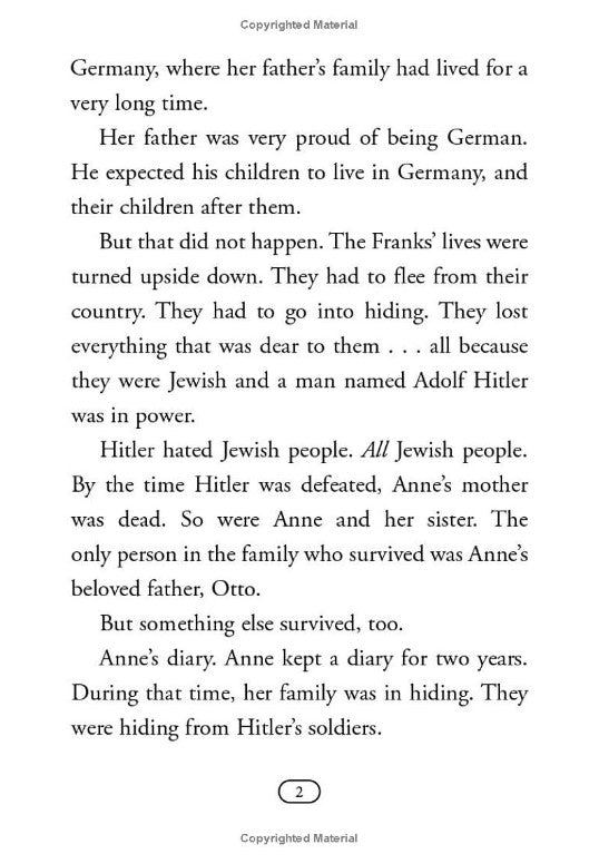 Who Was Anne Frank?