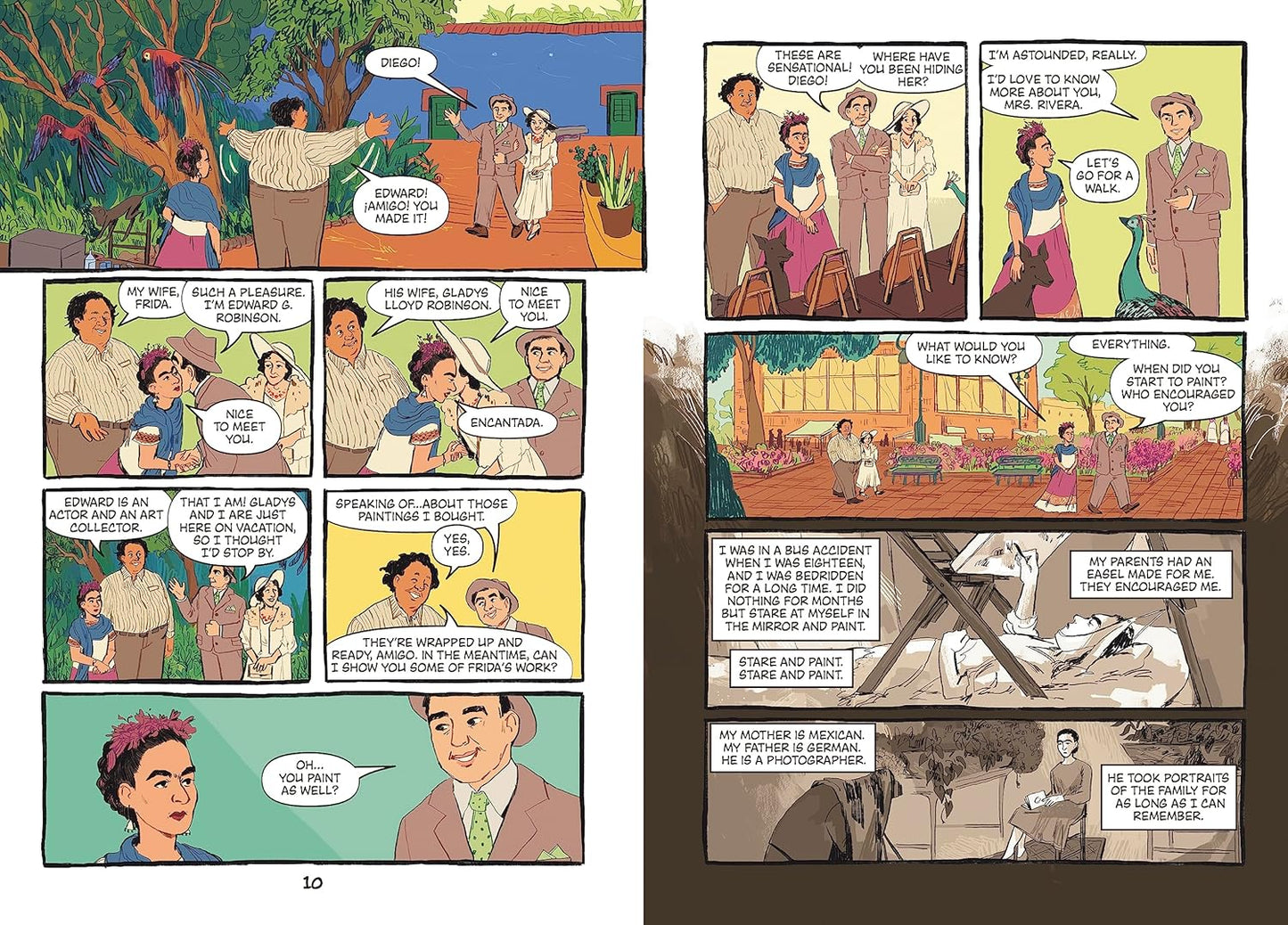 Who Was Her Own Work of Art?: Frida Kahlo: A Who HQ Graphic Novel