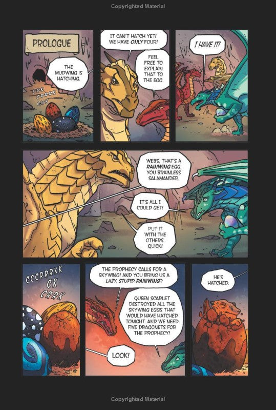Wings of Fire Graphic Novel #1: The Dragonet Prophecy