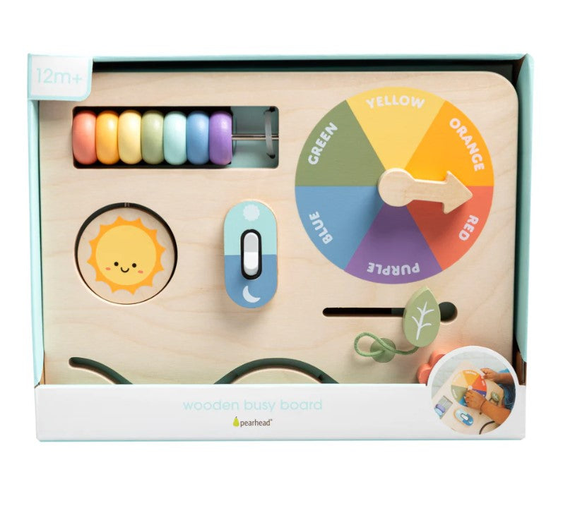 Wooden Busy Board by Pearhead