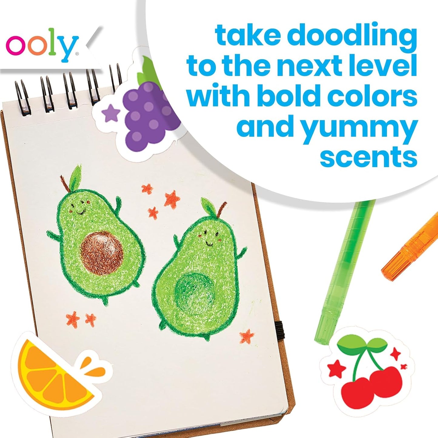 OOLY Yummy Yummy Scented Twist -Up Crayons