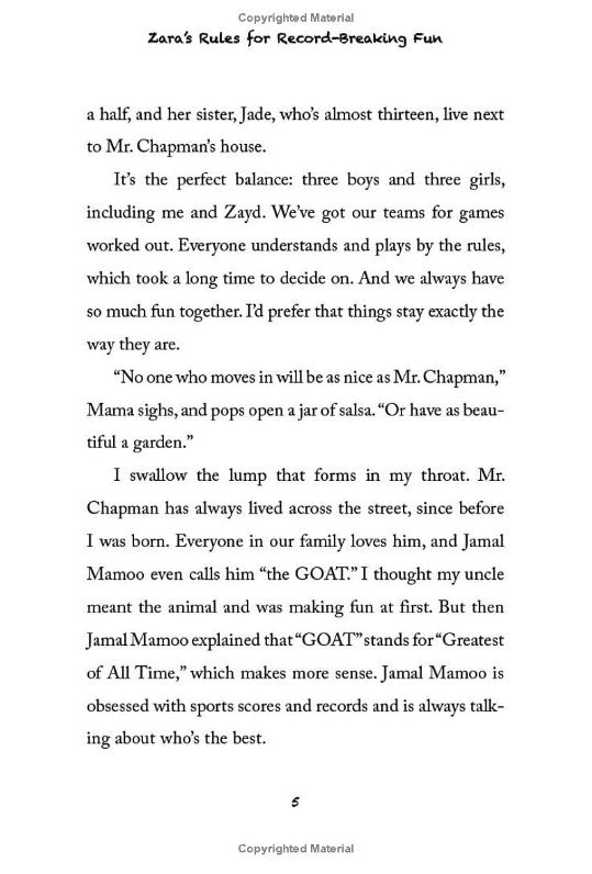 Zara's Rules for Record-Breaking Fun